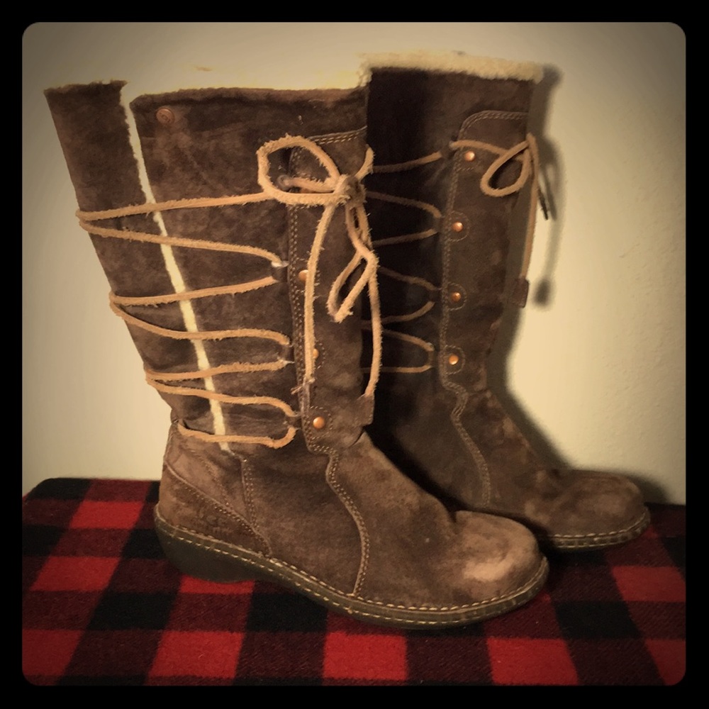 UGG 5158 Surfcat suede/shearling mid calf boots 8M